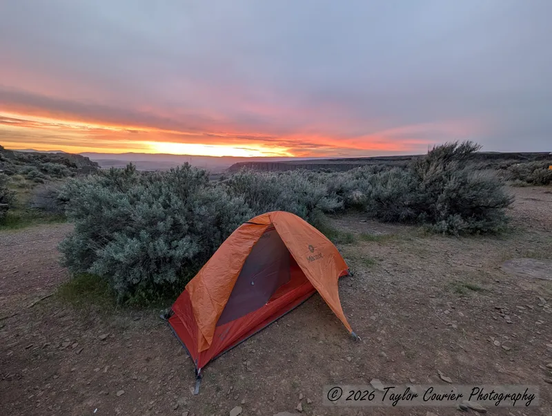 Sunset over Vantage